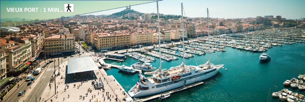 Happy T1 Tout Equipe - Confort - Vieux Port Marseilles Exterior foto